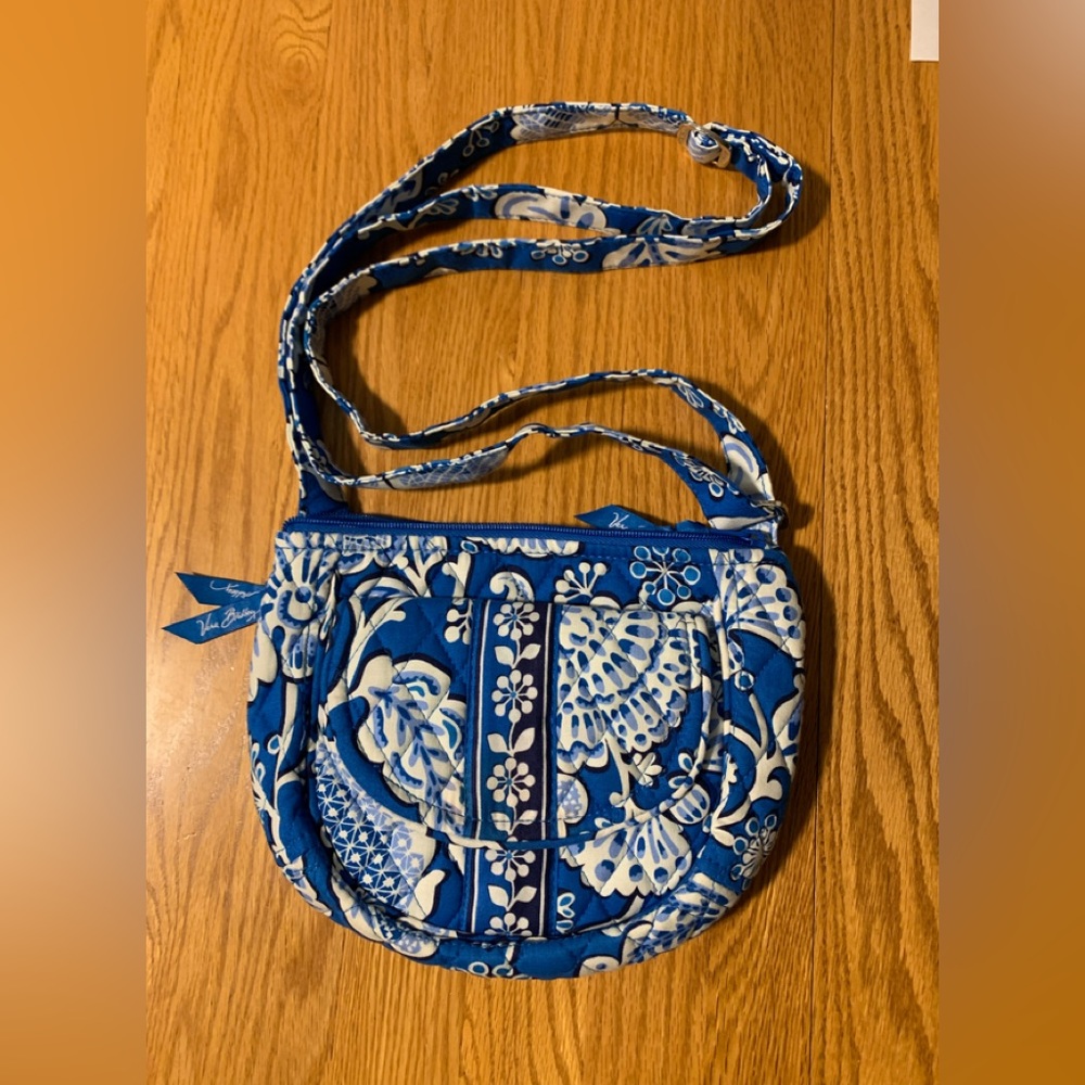 Vera Bradley blue lagoon crossbody NWOT